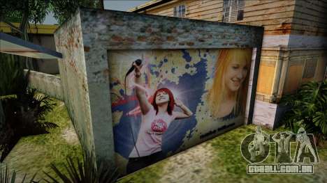 Hayley Williams CJ Garage Mod para GTA San Andreas