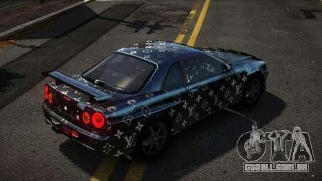 Nissan Skyline R34 Niohashi S5 para GTA 4