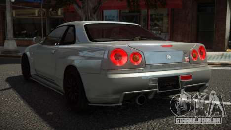 Nissan Skyline R34 Avunezro para GTA 4