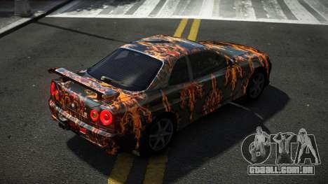 Nissan Skyline R34 Tufusa S9 para GTA 4