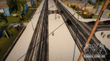 Estradas de inverno de alta qualidade para GTA San Andreas