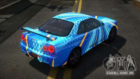 Nissan Skyline R34 Niohashi S7 para GTA 4