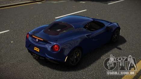 Alfa Romeo 4C Niroku para GTA 4