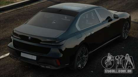 BMW 7 G70 Black para GTA San Andreas