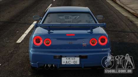 1999 Nissan Skyline GT-R R34 V-Spec V1.1 para GTA San Andreas