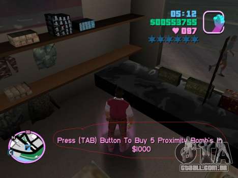 Bomba de Proximidade para GTA Vice City