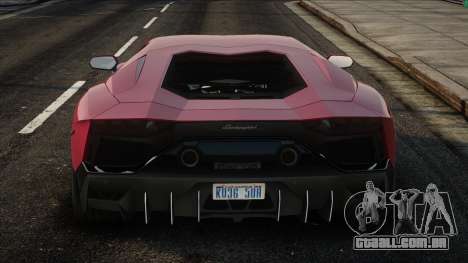 2021 Lamborghini Aventador Ultimae LP 780-4 Glos para GTA San Andreas