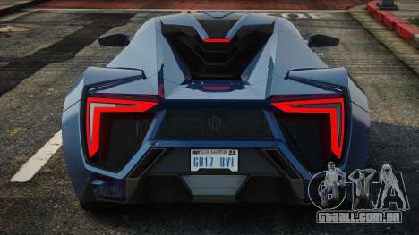 W Motors Lykan Hypersport (SA light) para GTA San Andreas