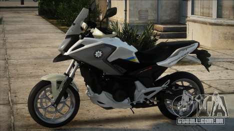 Honda NC750X da Polícia de Patrulha da Ucrânia para GTA San Andreas