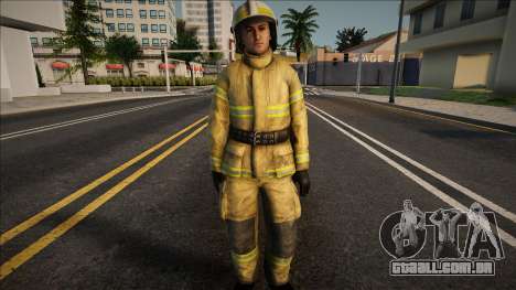 Trabalhador 2 do corpo de bombeiros para GTA San Andreas