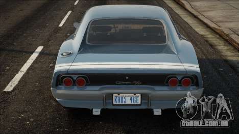 Dodge Charger RT 1968 - LOW DFF Versio para GTA San Andreas