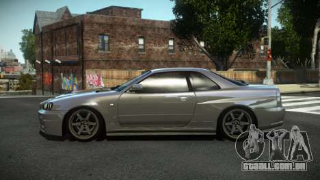 Nissan Skyline R34 Foraz para GTA 4