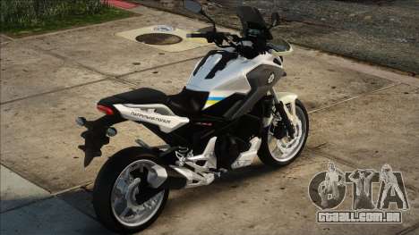 Honda NC750X da Polícia de Patrulha da Ucrânia para GTA San Andreas