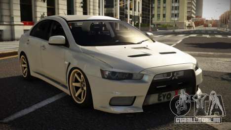 Mitsubishi Lancer Evo X Chutaro para GTA 4