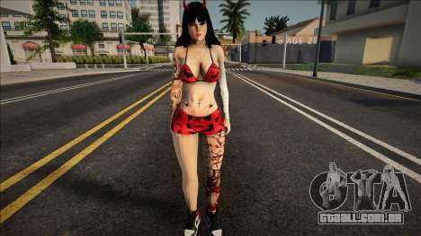 Garota do Dia das Bruxas V1 para GTA San Andreas