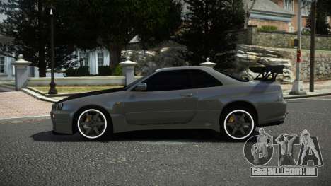 Nissan Skyline R34 Fasbo para GTA 4