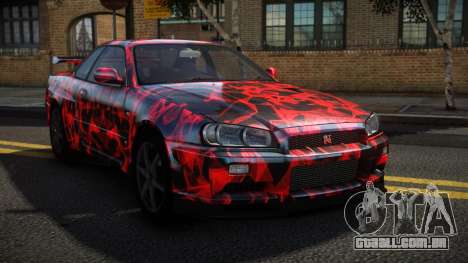 Nissan Skyline R34 Niohashi S6 para GTA 4