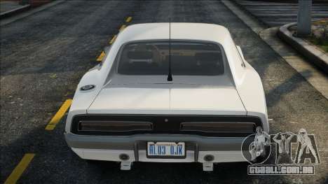 Dodge Charger RT White para GTA San Andreas