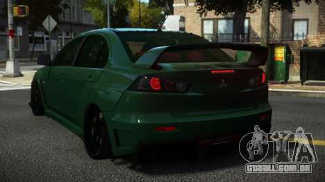 Mitsubishi Lancer Evo X Haneg para GTA 4