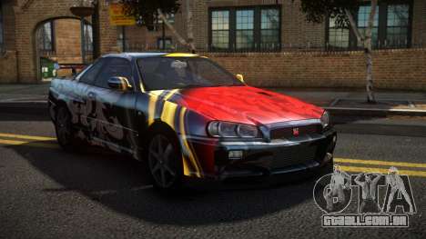 Nissan Skyline R34 Niohashi S12 para GTA 4