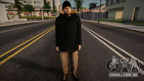 Rapaz em um chapéu e em um parque para GTA San Andreas