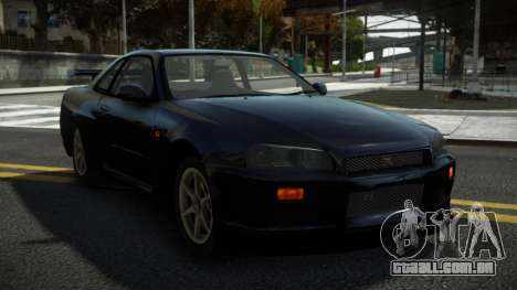 Nissan Skyline R34 Brahmo para GTA 4