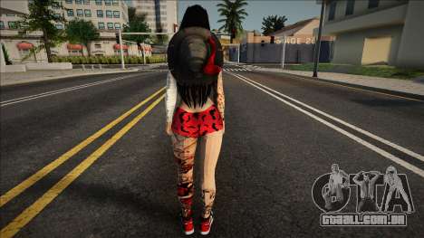 Garota do Dia das Bruxas V1 para GTA San Andreas