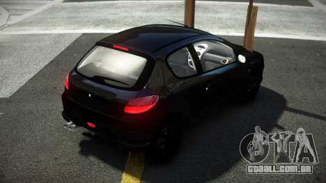 Peugeot 206 Fukav para GTA 4