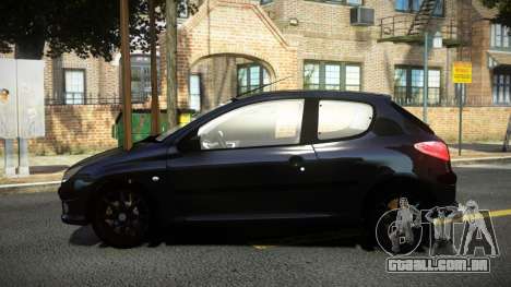 Peugeot 206 Fukav para GTA 4