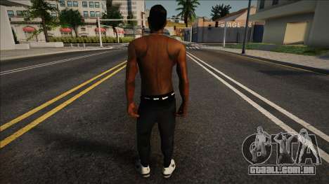 Gizzy com um torso nu para GTA San Andreas