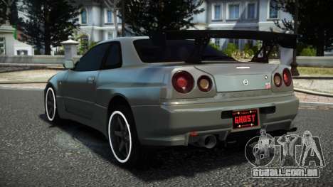 Nissan Skyline R34 Fasbo para GTA 4