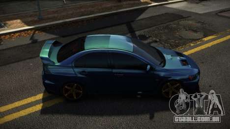 Mitsubishi Lancer Evo X Chudero para GTA 4