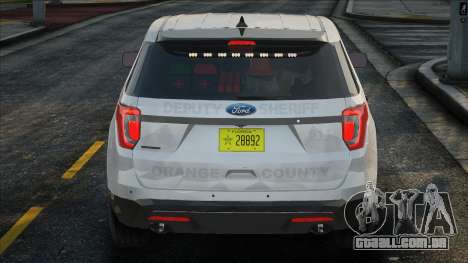 OCSO 2016 Ford Explorer Unmarked para GTA San Andreas