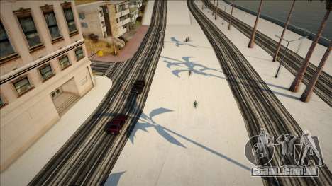 Estradas de inverno de alta qualidade para GTA San Andreas