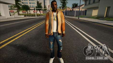 Gizzy em uma roupa Gucci para GTA San Andreas