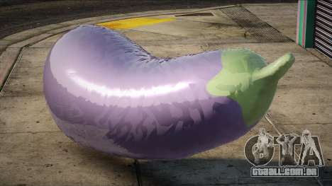 Eggplant Emoji Motorcycle para GTA San Andreas