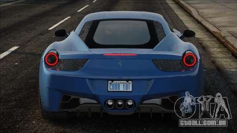 2010 Ferrari 458 Italia V1.1 para GTA San Andreas