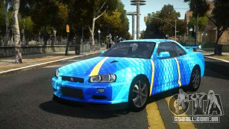 Nissan Skyline R34 Niohashi S7 para GTA 4