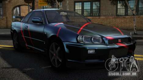 Nissan Skyline R34 Niohashi S9 para GTA 4