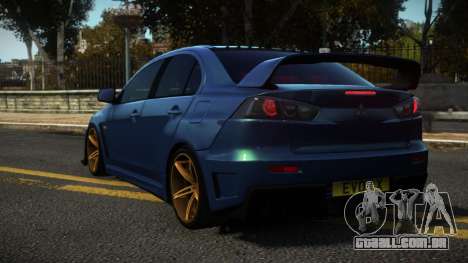 Mitsubishi Lancer Evo X Chudero para GTA 4