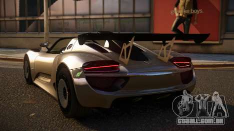 Porsche 918 Taflo para GTA 4