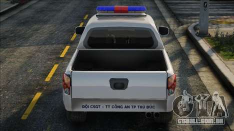 Mitsubishi L200 - Vietnam Traffic Police Pickup para GTA San Andreas