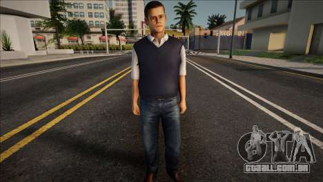 Um jovem de colete e jeans para GTA San Andreas