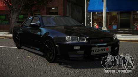 Nissan Skyline R34 Ledrom para GTA 4