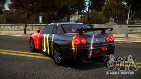 Nissan Skyline R34 Niohashi S12 para GTA 4