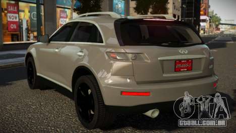 Infiniti FX45 Uzalio para GTA 4