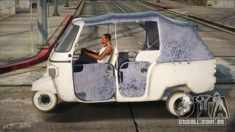 Tuktuk Piaggio Ape Calessino Taxi para GTA San Andreas