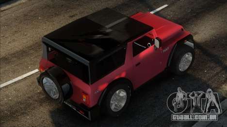 Mahindra Thar 2020 para GTA San Andreas