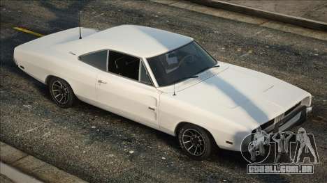 Dodge Charger RT White para GTA San Andreas