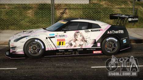 2014 Nissan GT-R Nismo GT3 para GTA San Andreas